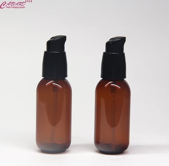 50ml brown soap lotion dispenser bottle